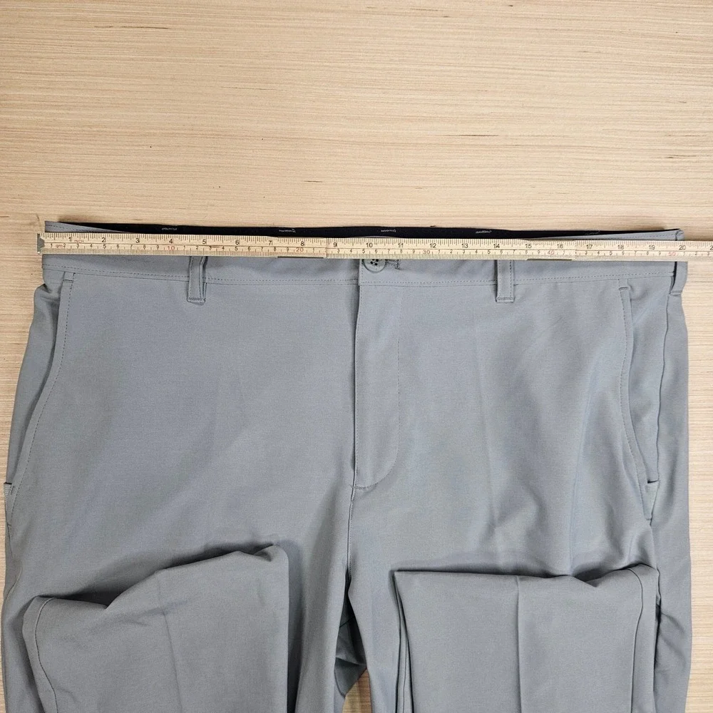 Lot of 2 IZOD Golf Pants Men 40x32 Black Performance Flat Front Stretch Trousers